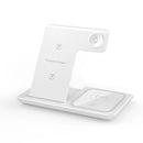 Estação de Carregamento Sem Fio 3 em 1 de 30W, Carregamento Rápido